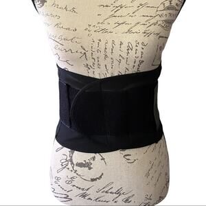Waist Trainer Black Unisex Adjustable Medium NEW